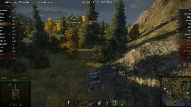 WOT: Fjords - PzKpfw 38 nA - 5 frags смотреть онлайн