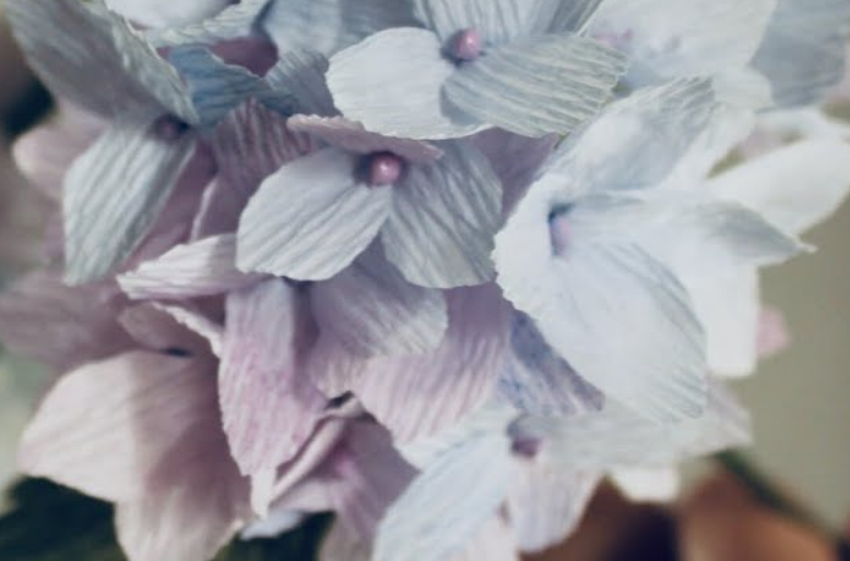 Гортензия. Цветы из гофрированной бумаги своими руками / DIY Crepe paper flowers Hydrangea смотреть онлайн
