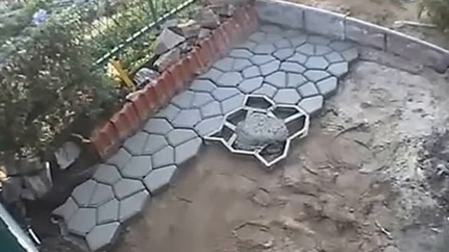 Садовая дорожка (тротуарная плитка) своими руками смотреть онлайн