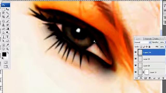 Tutorial Painting with Photoshop CS 3 by. Joey Photo Art Work смотреть онлайн