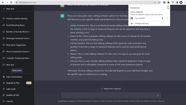 ✔️ Save Chat GPT Content Conversation in Text or HTML File format Txt or Html смотреть онлайн