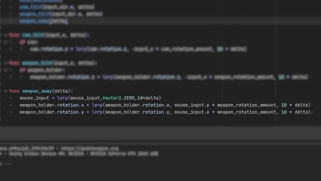 How To Add Dynamic Weapon Sway And Recoil In Godot FPS #godot #godotengine