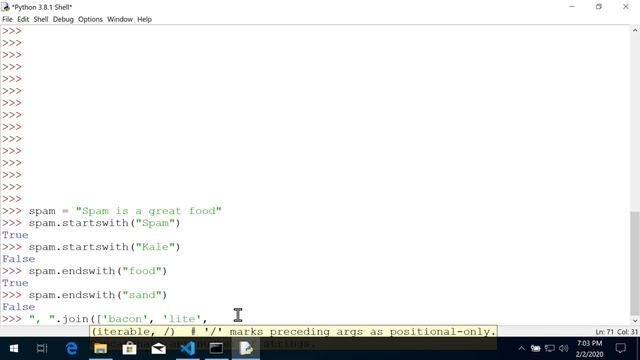 IT 2750 - String Methods смотреть онлайн