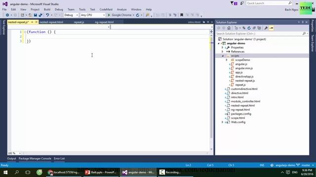 AngularJS căn bản - Bài 6: Sử dụng ng repeat directive смотреть онлайн