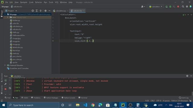 create calculator in kivy смотреть онлайн