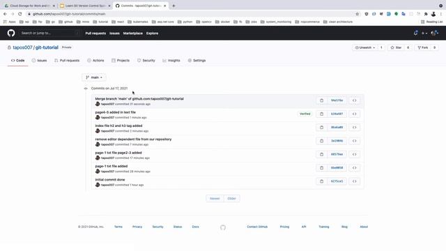 Git and Github for version control (part- 6 Git Rebase Introduction) смотреть онлайн