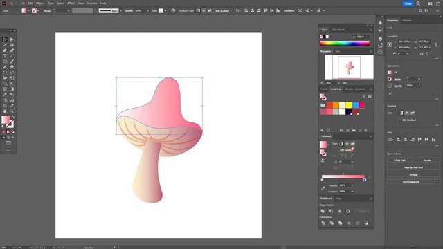 РИСУЕМ ВОЛШЕБНЫЙ ГРИБ В МУЛЬТЯШНОМ СТИЛЕ УРОК В ADOBE ILLUSTRATOR смотреть онлайн