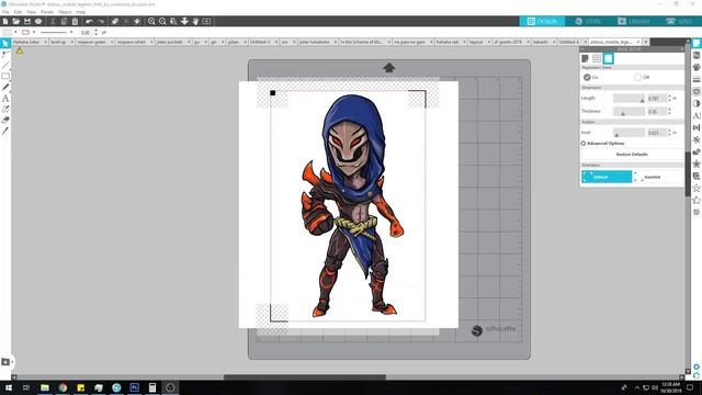 Print and cut for Dark transfer paper colored shirts using Silhouette cameo 3 *Tagalog* Tutorial смотреть онлайн