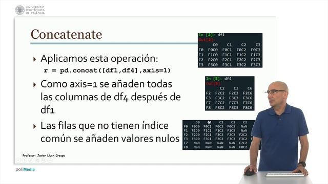 Pandas: Método Concatenate | 6/71 | UPV смотреть онлайн