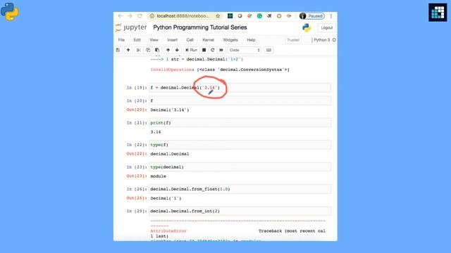 8. Decimal in Python смотреть онлайн
