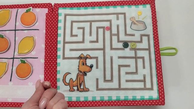 Развивающая книжка # Developing Book # Quiet Book “My First Book”