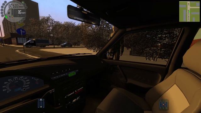 ★ City Car Driving RP: работаем таксистом на ВАЗ 2114 ★ смотреть онлайн