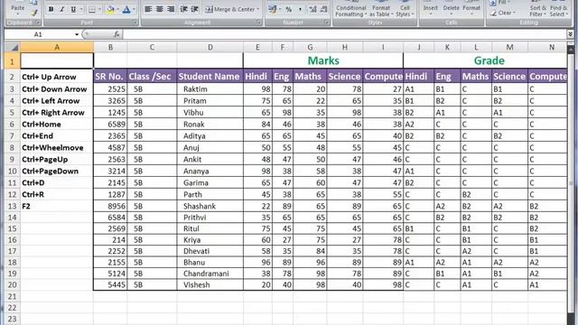 Fast navigation in Excel | माइक्रोसॉफ्ट एक्सेल में बहोत तेज नेविगेशन कैसे करें. смотреть онлайн