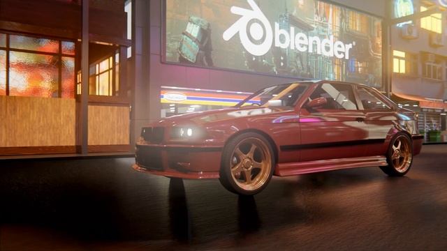 BMW E36 - Blender Cinematic смотреть онлайн