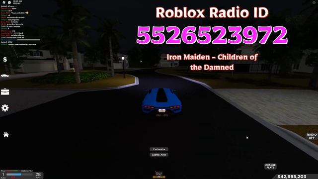 Iron Maiden Roblox Radio Codes/IDs смотреть онлайн