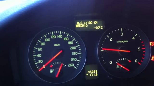 Volvo C30 2.0D - COLD START (-20C)