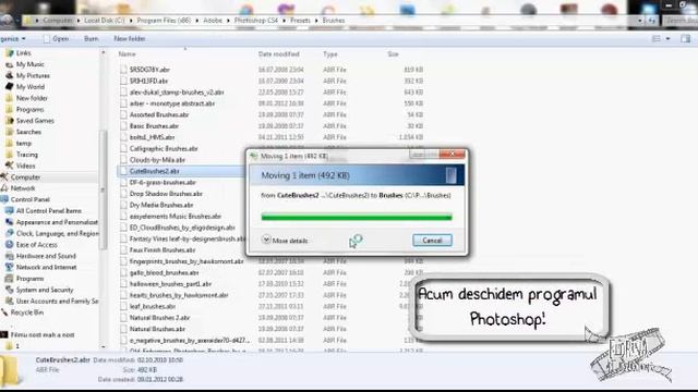 How to add brushes in Photoshop(cs 3,4 or 5) смотреть онлайн
