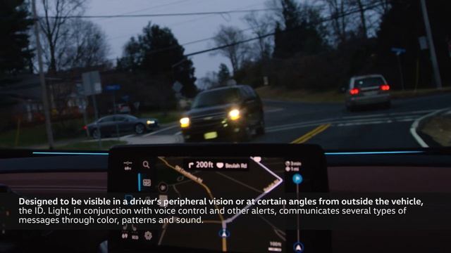 How the Volkswagen ID.4 communicates with light смотреть онлайн