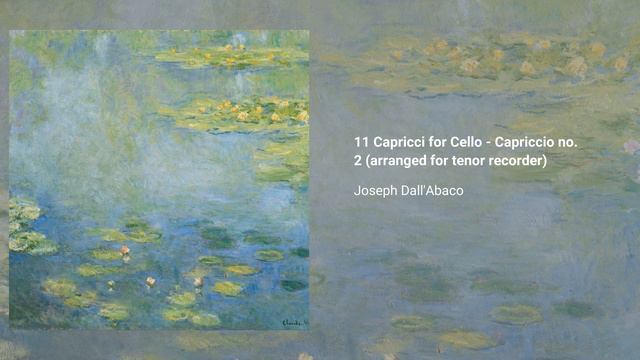 11 Capricci for Cello - Capriccio no. 2 (arranged for tenor recorder), Joseph Dall'Abaco смотреть онлайн