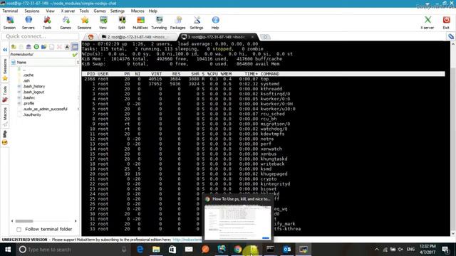 How To Use ps, kill, and nice to Manage Processes in Linux смотреть онлайн