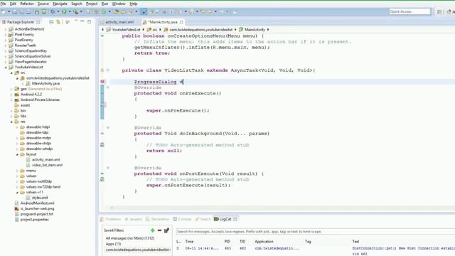 Android Development Tutorial - HTTPClient and JSON Part 2 Background Thread смотреть онлайн