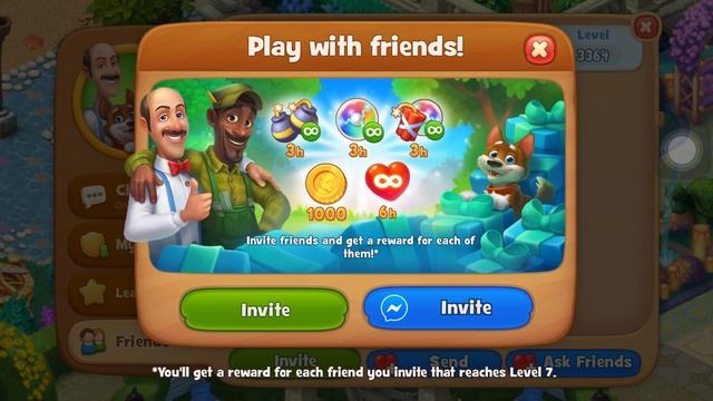 Gardenscapes How To Invite Friends смотреть онлайн