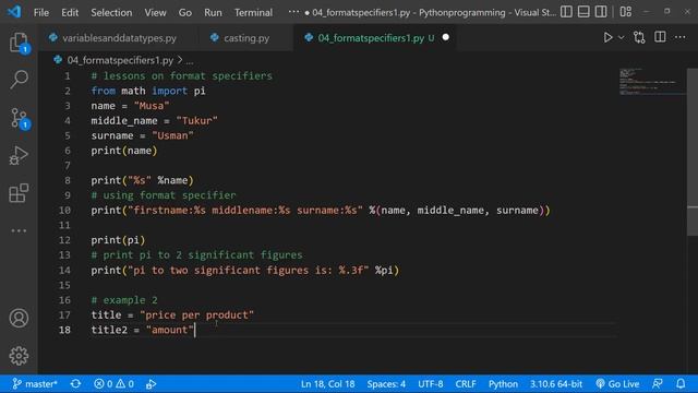 12 Format Specifiers смотреть онлайн
