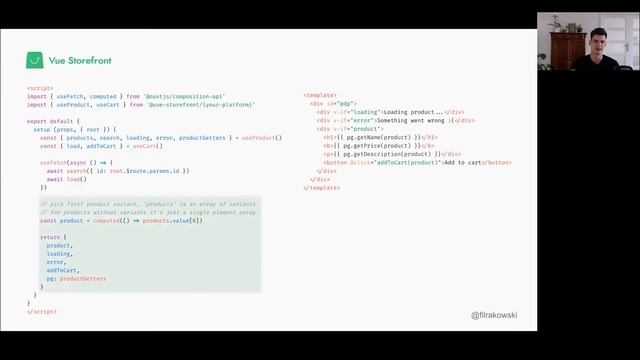 Filip Rakowski - Introduction to Vue Storefront Next at Vuejs Global (Amsterdam) смотреть онлайн