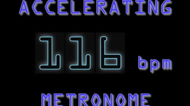 Metronome 90-150bpm Build Guitar & Drum Speed