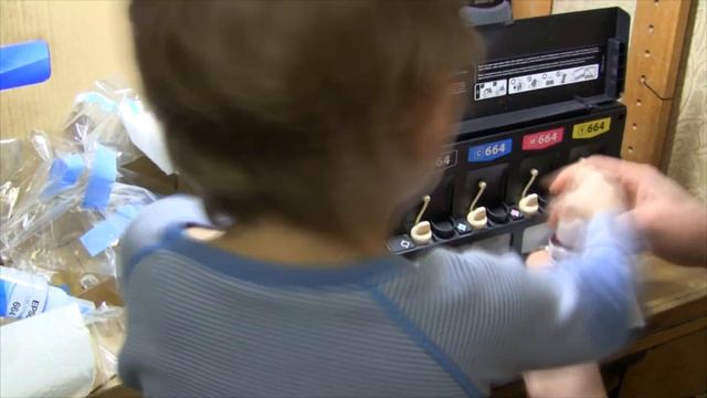 Принтер Epson первая заправка и настройка! на модели L3050 смотреть онлайн