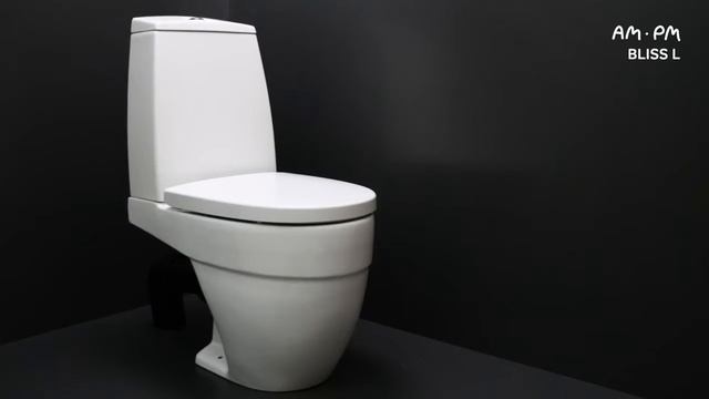Как работает смыв унитаза компакта коллекции Bliss L бренда AM PM 2 смотреть онлайн