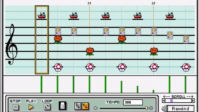 I Am A Gummy Bear On Mario Paint Composer смотреть онлайн