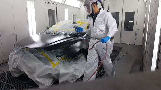 Base coat application on multi panels. смотреть онлайн