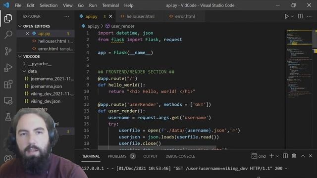 Using Flask Templates to Build Simple API Dashboards смотреть онлайн