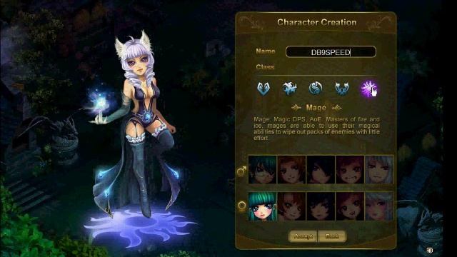 Crystal Saga- Character Creation смотреть онлайн