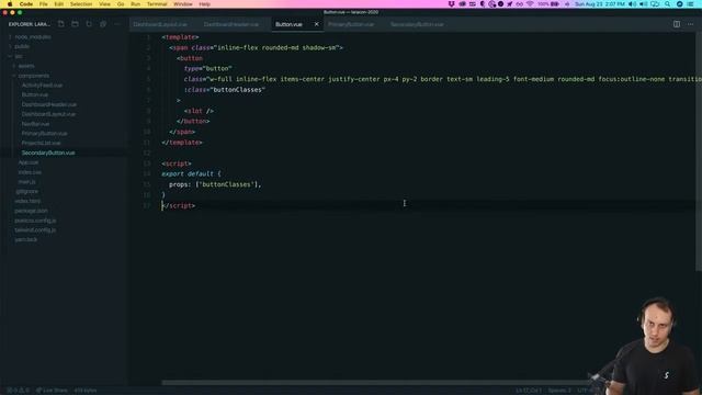 Componentizing a Dashboard with Tailwind CSS смотреть онлайн