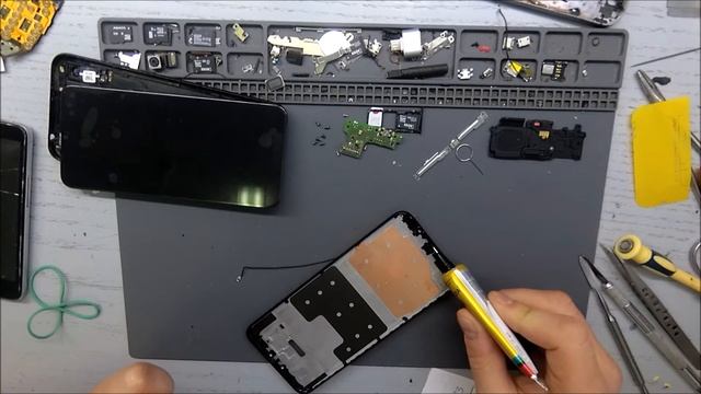 Honor 8A - Замена экрана/Display replacement смотреть онлайн
