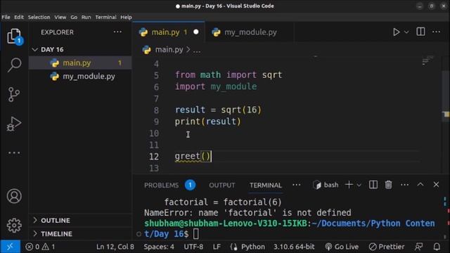 16. Exploring Modules and Packages - Organize and Extend Your Code - Python Beginner Boost смотреть онлайн