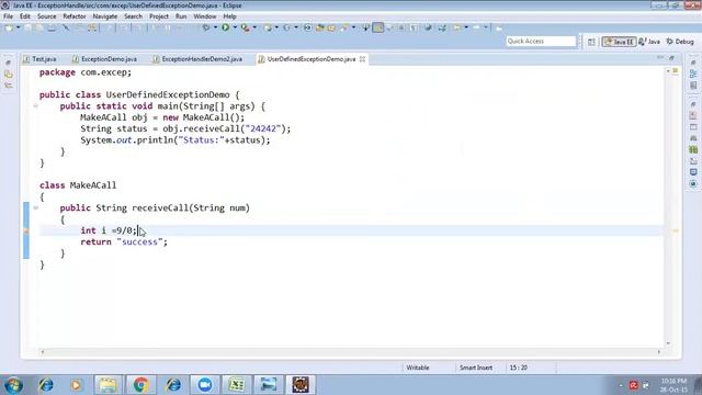 Core Java-Exception handling смотреть онлайн