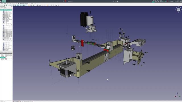Tlaser - FreeCAD Exploded Assembly смотреть онлайн