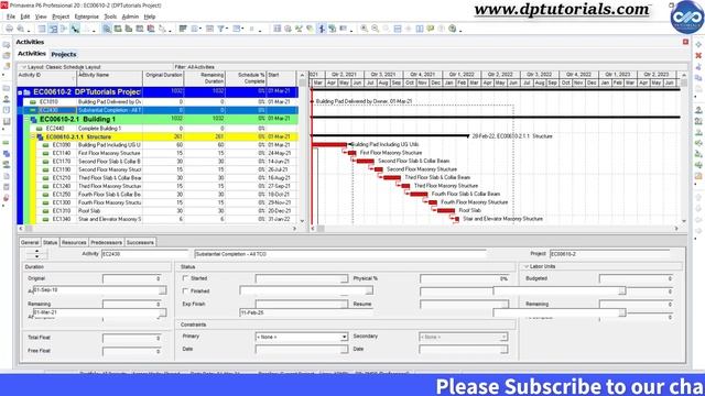 How To Summarize Project Data In Primavera P6 || Primavera Tutorials || dptutorials смотреть онлайн