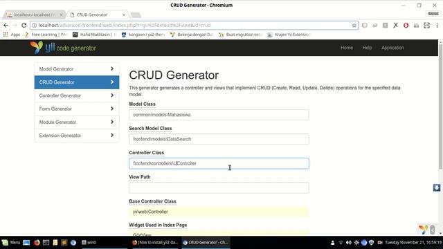 CARA MUDAH MEMBUAT CRUD YII2 LEWAT GII смотреть онлайн