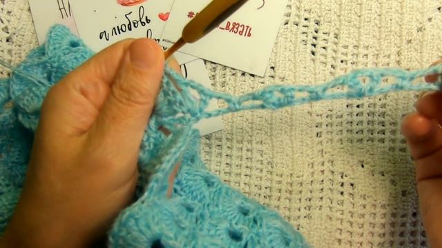 ТОП - Кокетка , Вязание КРЮЧКОМ ,  Crochet Top  ( В № 251)