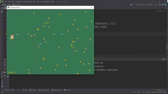 137 - Sprites no Arcade Python: 9 - criando sprites com o click do mouse смотреть онлайн