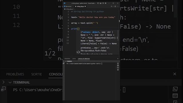 Split a Text into a List of words using Python смотреть онлайн