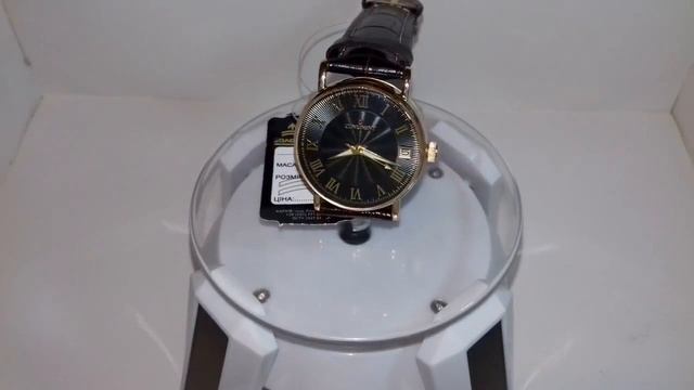 золотые часы 35 черный циферблат смотреть онлайн