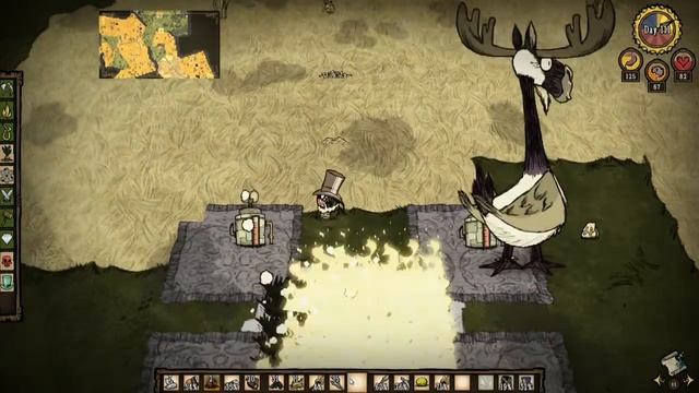 Don't Starve - Moose/Goose vs. Fire Trap смотреть онлайн