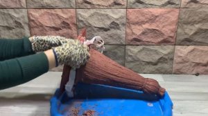 ПОДВЕСНОЕ  КАШПО ИЗ РУКАВА И ЦЕМЕНТА СВОИМИ РУКАМИ  / DIY