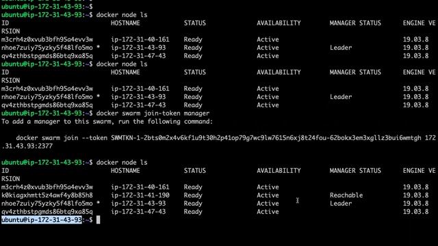 Docker Swarm Part One | Docker & Kubernetes class room training Part 11 смотреть онлайн