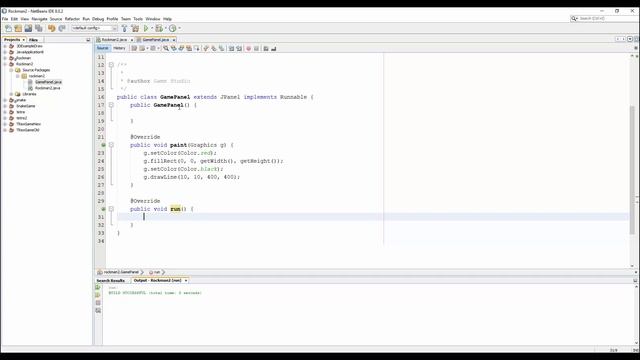Megaman Java game tutorial - Part 2: Game Panel & Draw basic смотреть онлайн